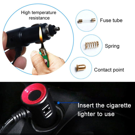 Car 12V Cushion Summer USB Breathable Ice Silk Seat Cover, Eight Fans + Ventilation and Refrigeration (Black)