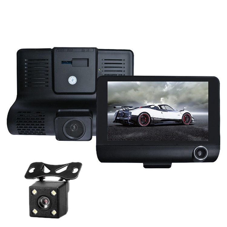 3 in 1 4 inch 170 Degree Wide Angle Night Vision HD 1080P Video Car DVR, Support Motion Detection / G-Sensor - Car DVRs by PMC TechLife | Online Shopping South Africa | PMC TechLife | Buy Now Pay Later Mobicred
