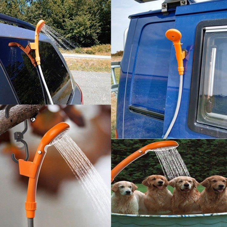 12V Portable Outdoor Car Electric Shower Sprinkler Washer (Orange)