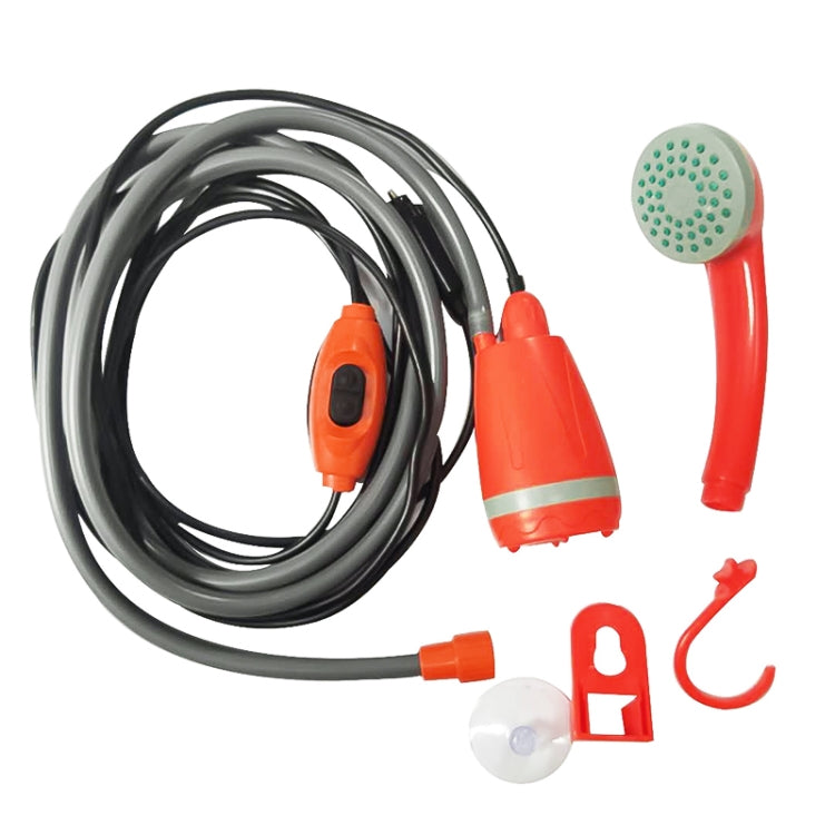 12V Portable Outdoor Universal Car Electric Shower Sprinkler Washer (Orange) - Car washing supplies by PMC TechLife | Online Shopping South Africa | PMC TechLife | Buy Now Pay Later Mobicred