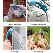 12V Portable Outdoor Universal Car Electric Shower Sprinkler Washer (Orange)