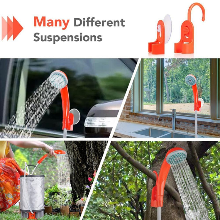12V Portable Outdoor Universal Car Electric Shower Sprinkler Washer (Orange) - Car washing supplies by PMC TechLife | Online Shopping South Africa | PMC TechLife | Buy Now Pay Later Mobicred