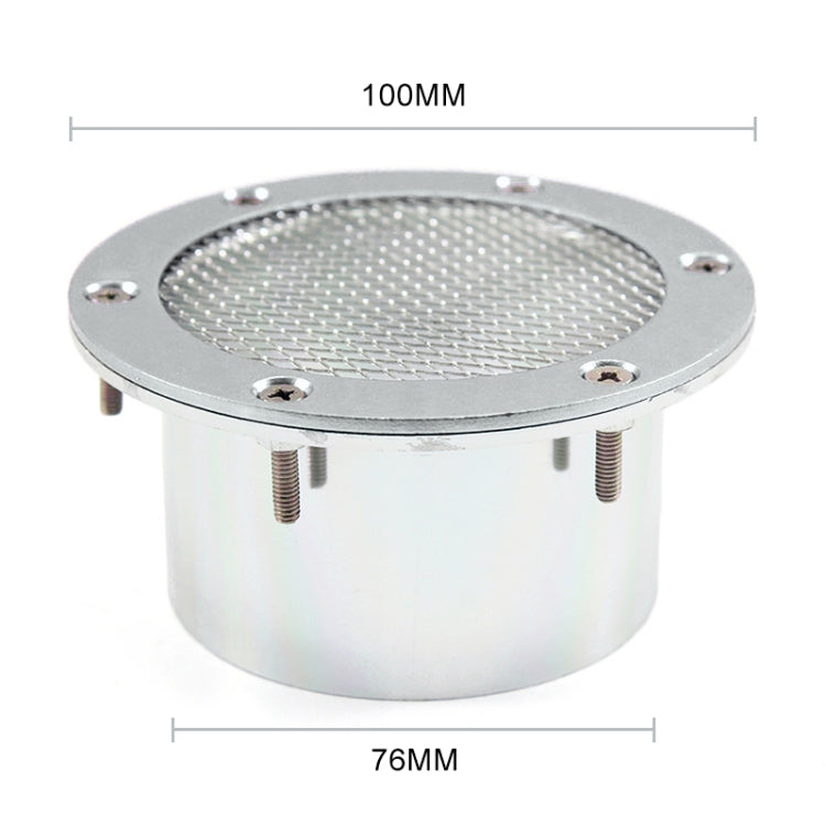 XH-UN017 Car Universal Modified Aluminum Air Inlet Decoration (Silver) - Air Intake System by PMC TechLife | Online Shopping South Africa | PMC TechLife | Buy Now Pay Later Mobicred
