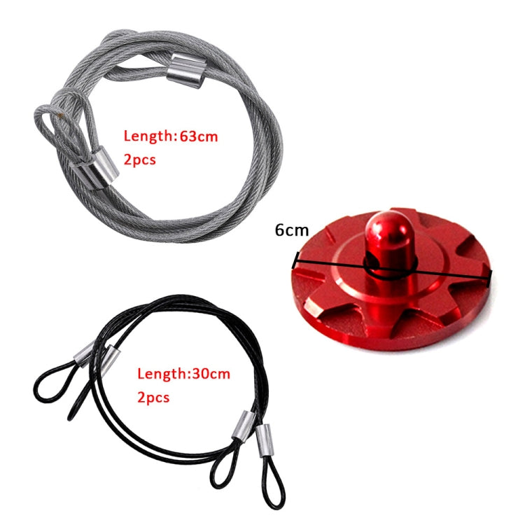 XH-6049 Car Universal Modified Racing Punch-free Aluminum Engine Hood Lock Cover(Blue) - Locks & Hasps by PMC TechLife | Online Shopping South Africa | PMC TechLife | Buy Now Pay Later Mobicred