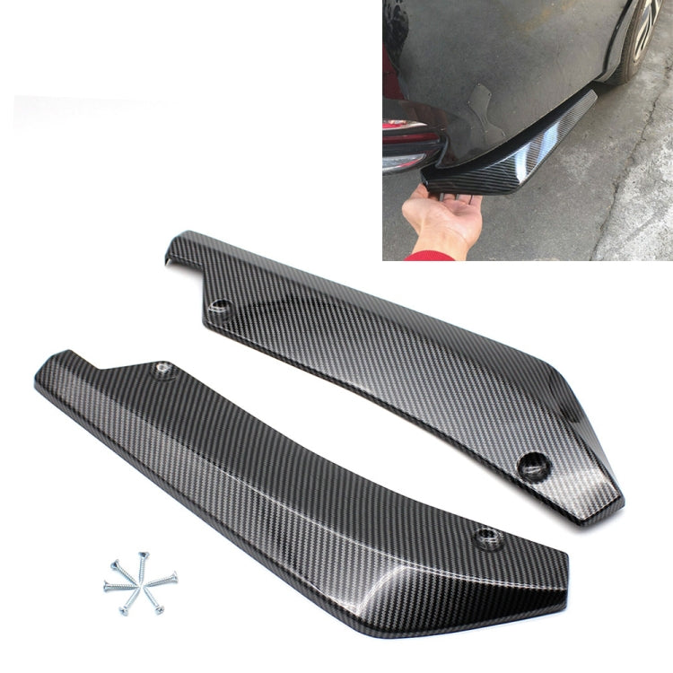 XH-6134 Carbon Texture Car Universal Modified Rear Spoiler Anti-collision Protector Bar Strip Guard Sticker - Anti Collision Sticker by PMC TechLife | Online Shopping South Africa | PMC TechLife | Buy Now Pay Later Mobicred