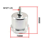 XH-BK017 Car Racing Drift Modified Aluminum Alloy CNC Competitive Hydraulic Handbrake Oil Tank Pot (Blue)