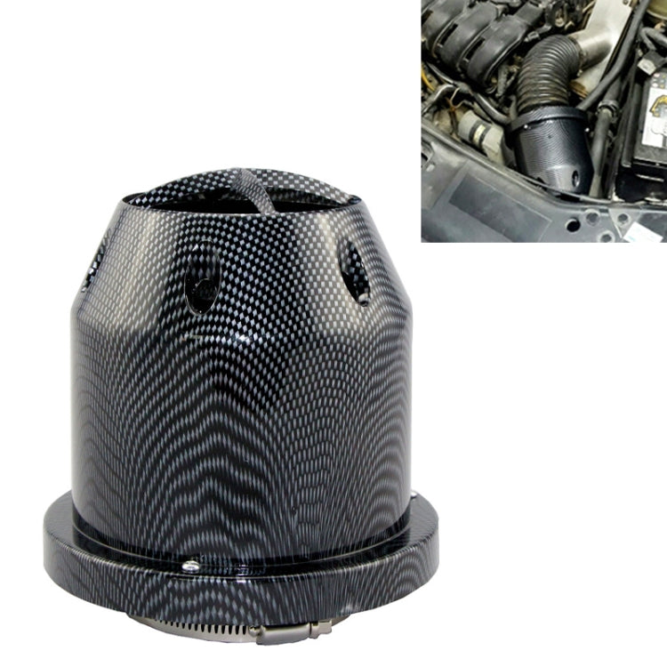 XH-UN005 Car Universal Modified High Flow Mushroom Head Style Intake Filter for 76mm Air Filter (Carbon Fiber Black) - Air Intake System by PMC TechLife | Online Shopping South Africa | PMC TechLife | Buy Now Pay Later Mobicred