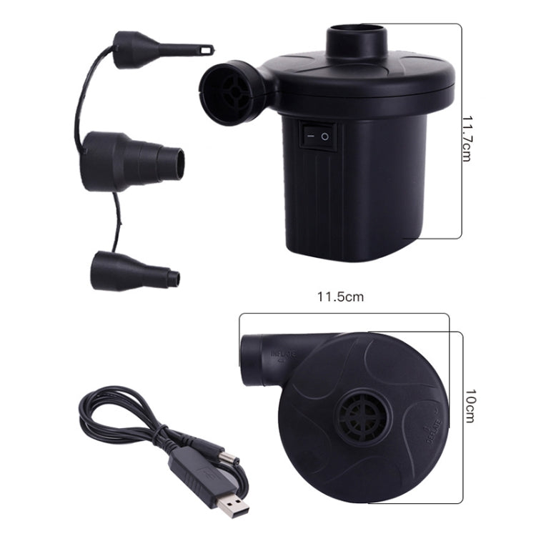 Car Portable Multifunctional Air Pump Tire Inflator Electric / USB Inflatable Pump - Inflatable Pump by PMC TechLife | Online Shopping South Africa | PMC TechLife