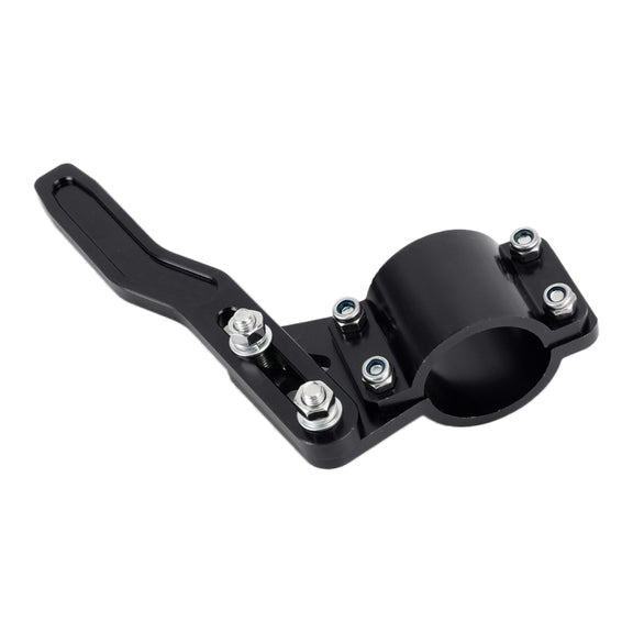 Car Signal Pole Steering Wheel Quick Dial Metal Rotating Rod Steering Signal Rod Extension (Black)