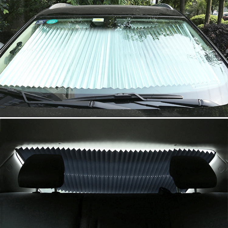 Car Sucker Suction Cups Retractable Windshield Sun Shade Block Sunshade Cover for Solar UV Protect, Size: 70cm