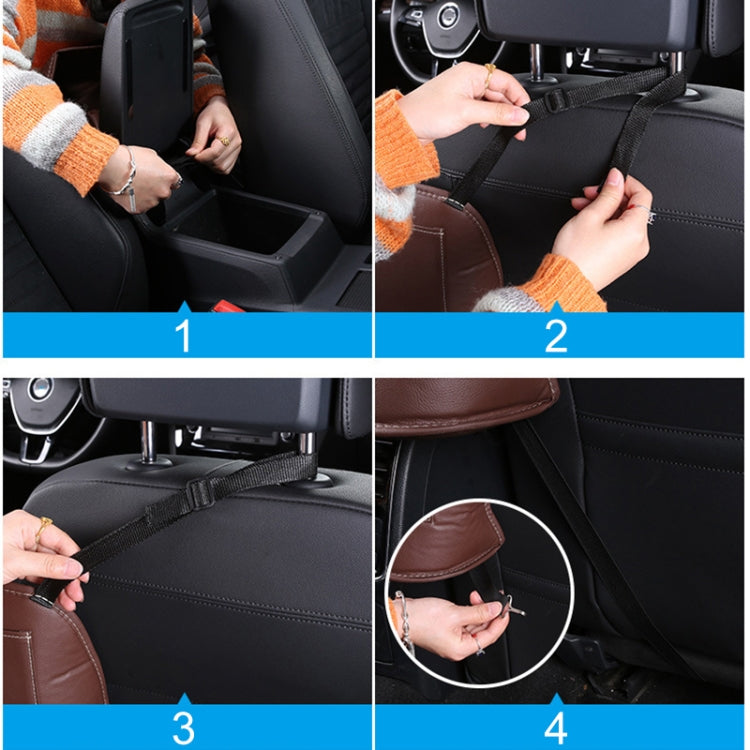 Car Front Seat Hanging Bag Mobile Phone Storage Bag (Black) - Stowing Tidying by PMC Jewellery | Online Shopping South Africa | PMC Jewellery | Buy Now Pay Later Mobicred