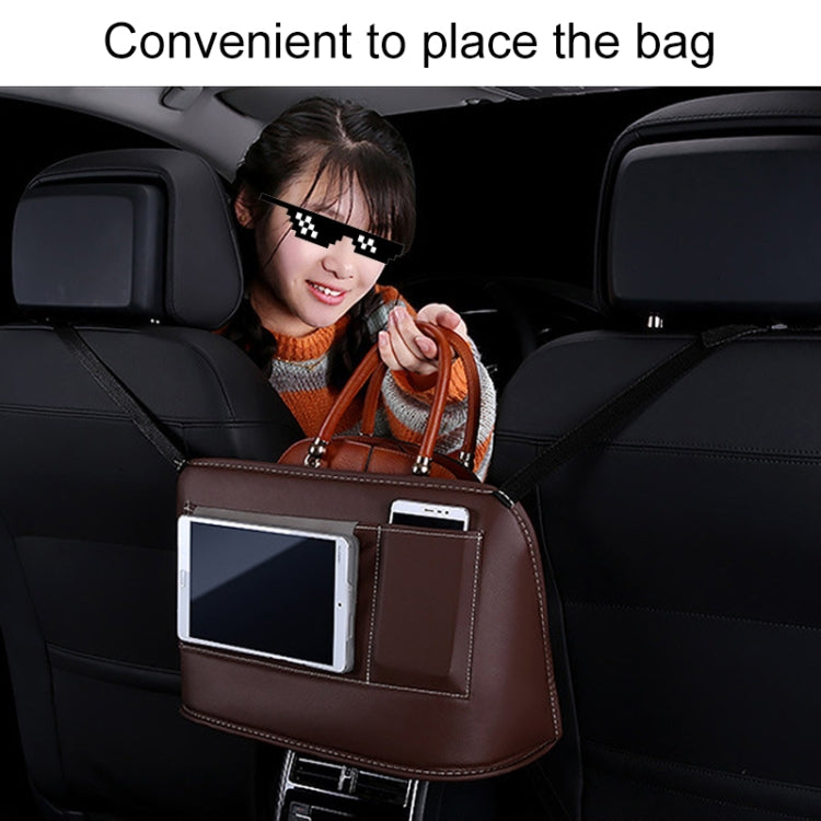 Car Front Seat Hanging Bag Mobile Phone Storage Bag (Black) - Stowing Tidying by PMC Jewellery | Online Shopping South Africa | PMC Jewellery | Buy Now Pay Later Mobicred