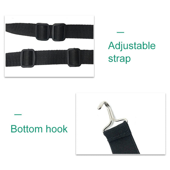Car Front Seat Hanging Bag Mobile Phone Storage Bag (Coffee)