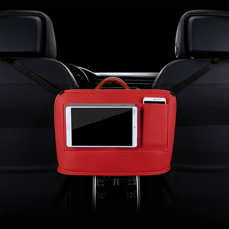 Car Front Seat Hanging Bag Mobile Phone Storage Bag (Red) - Stowing Tidying by PMC Jewellery | Online Shopping South Africa | PMC Jewellery | Buy Now Pay Later Mobicred