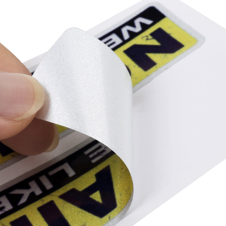 10 PCS Car NO AIRBAGS Words Random Decorative Sticker - Decorative Sticker by PMC TechLife | Online Shopping South Africa | PMC TechLife | Buy Now Pay Later Mobicred