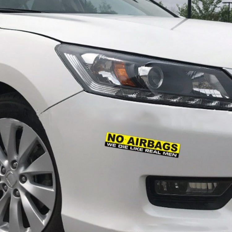 10 PCS Car NO AIRBAGS Words Random Decorative Sticker - Decorative Sticker by PMC TechLife | Online Shopping South Africa | PMC TechLife | Buy Now Pay Later Mobicred