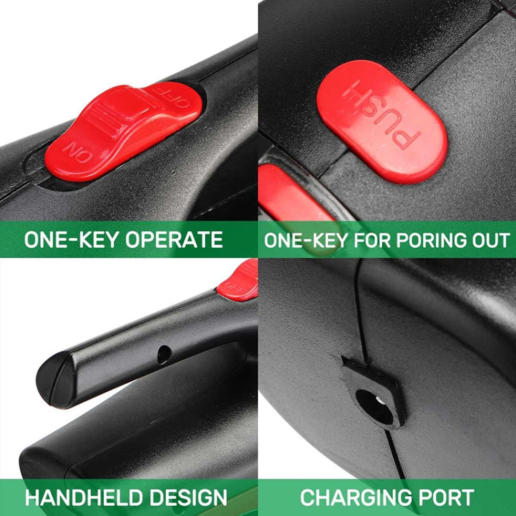 Car Wired Portable 120W Handheld Powerful Vacuum Cleaner with LED Light Cable Length: 5m(Black) - Vacuum Cleaner by PMC TechLife | Online Shopping South Africa | PMC TechLife | Buy Now Pay Later Mobicred