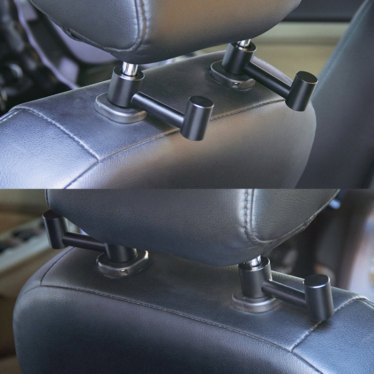 Car Hidden Creative Aluminum Alloy Seat Hook Organizer Storage Hanger (Black) - Stowing Tidying by PMC TechLife | Online Shopping South Africa | PMC TechLife | Buy Now Pay Later Mobicred