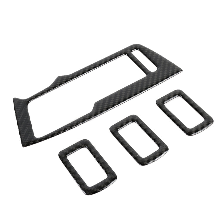 Car Carbon Fiber Window Glass Lifter Panel Decorative Sticker for Volkswagen Tiguan L - Car Interior Mouldings by PMC TechLife | Online Shopping South Africa | PMC TechLife | Buy Now Pay Later Mobicred