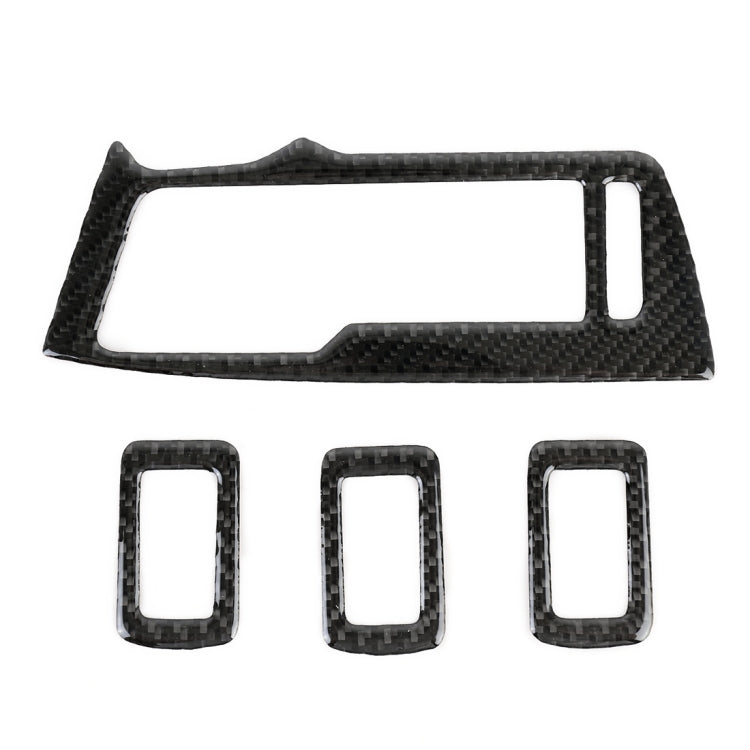 Car Carbon Fiber Window Glass Lifter Panel Decorative Sticker for Volkswagen Tiguan L - Car Interior Mouldings by PMC TechLife | Online Shopping South Africa | PMC TechLife | Buy Now Pay Later Mobicred