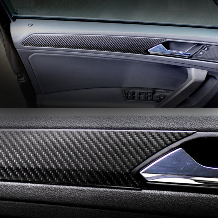 Car Carbon Fiber Door Panel Decorative Sticker for Volkswagen Tiguan L - Car Interior Mouldings by PMC TechLife | Online Shopping South Africa | PMC TechLife | Buy Now Pay Later Mobicred