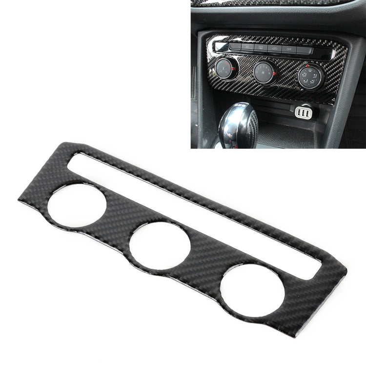 Car Carbon Fiber Air Conditioning Panel Decorative Sticker for Volkswagen Tiguan L, Low Configuration - Car Interior Mouldings by PMC TechLife | Online Shopping South Africa | PMC TechLife | Buy Now Pay Later Mobicred
