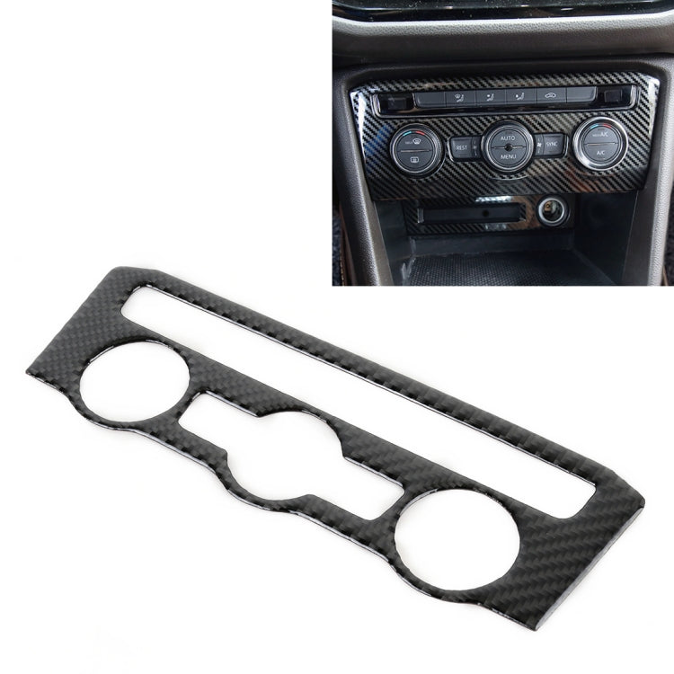 Car Carbon Fiber Air Conditioning Panel Decorative Sticker for Volkswagen Tiguan L, High Configuration - Car Interior Mouldings by PMC TechLife | Online Shopping South Africa | PMC TechLife | Buy Now Pay Later Mobicred