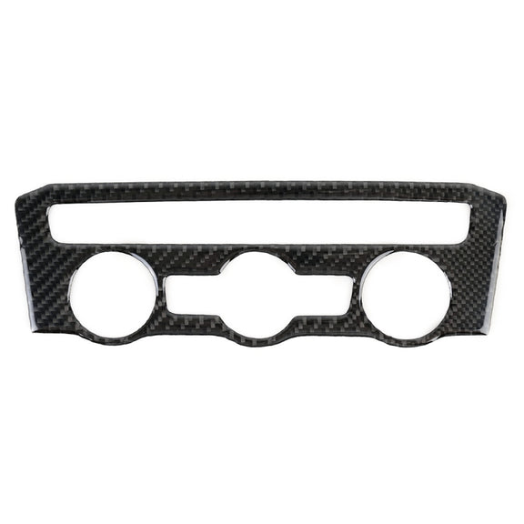 Car Carbon Fiber Air Conditioning Panel Decorative Sticker for Volkswagen Tiguan L, High Configuration