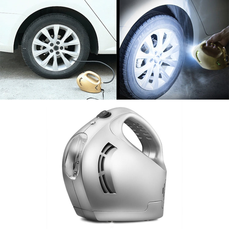 DC 12V 100W Four In One Portable  Car Tire Pump Inflatable Pump(Silver) - Inflatable Pump by PMC TechLife | Online Shopping South Africa | PMC TechLife