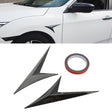 Modified Fender Side Wing Sticker Blade Side Shark Gill Car Body Decorative Sticker for Honda 10th Generation Civic, Carbon Fiber - Decorative Sticker by PMC Jewellery | Online Shopping South Africa | PMC Jewellery | Buy Now Pay Later Mobicred