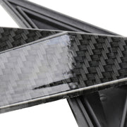 Modified Fender Side Wing Sticker Blade Side Shark Gill Car Body Decorative Sticker for Honda 10th Generation Civic, Carbon Fiber