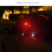 2 PCS Car LED Door Warning Lights Anti-collision Door Opening Lamp Flashing Lights (Silver)