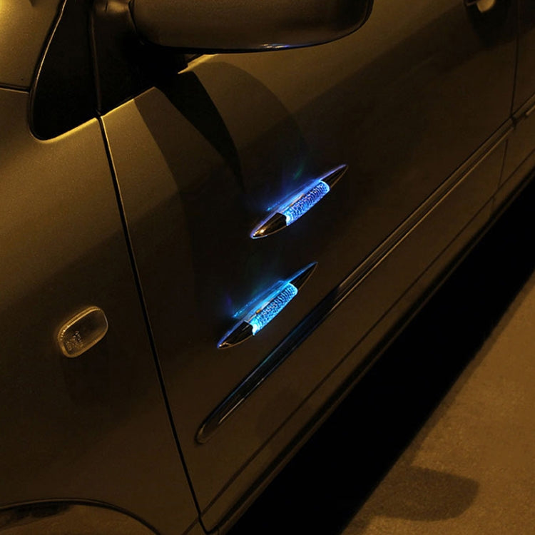 Car Solar Shark Gill Warning Lights Car Door Anti-collision Rear-end Collision LED Dlashing Lamp, Mode: Constant Bright + Flashing (Gold) - Warning Lights by PMC TechLife | Online Shopping South Africa | PMC TechLife | Buy Now Pay Later Mobicred