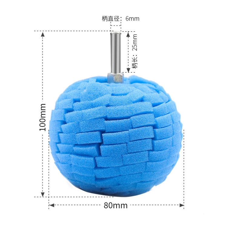 5 in 1 3 inch Car Polishing Disc Set Wheel Rim Polishing Waxing Sponge
