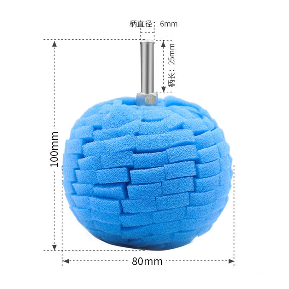 6 in 1 3 inch Car Polishing Disc Set Wheel Rim Polishing Waxing Sponge
