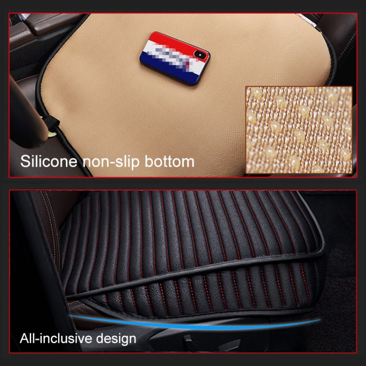 3 in 1 Car Seat Cushion Free Binding All Inclusive Seat Mat Set (Black) - Seat Accessories by PMC TechLife | Online Shopping South Africa | PMC TechLife | Buy Now Pay Later Mobicred