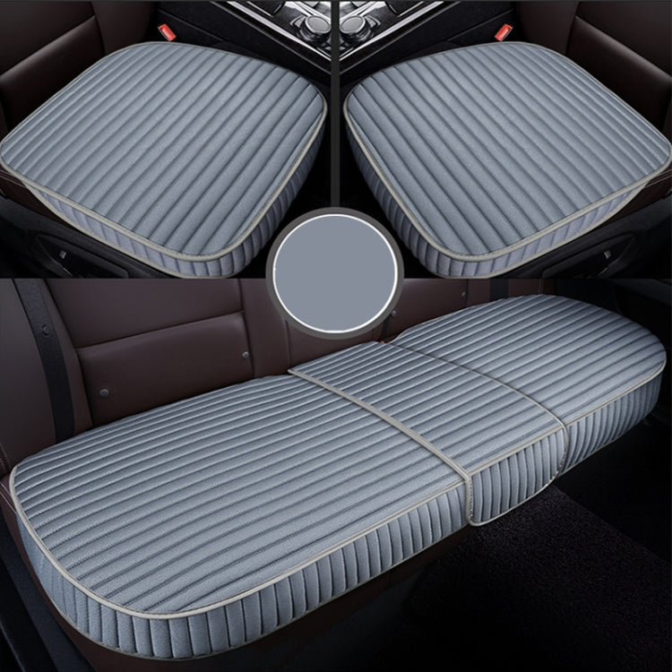 3 in 1 Car Seat Cushion Free Binding All Inclusive Seat Mat Set (Grey) - Seat Accessories by PMC TechLife | Online Shopping South Africa | PMC TechLife | Buy Now Pay Later Mobicred