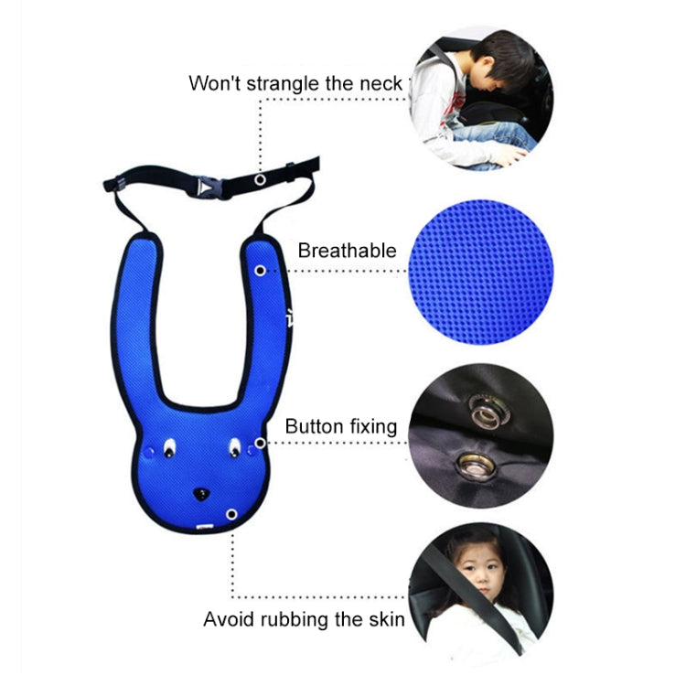 Car Child Rabbit Double Shoulder Seat Belt Adjuster (Red) - free shipping - PMC Jewellery - Order now!