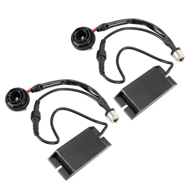 2 PCS 1156 / BAU15S DC12V 50W 6 Ohms Turn Signal / Reversing Light / Brake Light Split Dual Resistance Decoder - Headlight Ballast by PMC TechLife | Online Shopping South Africa | PMC TechLife | Buy Now Pay Later Mobicred