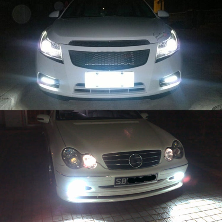 2 PCS H4 DC12V 4.3W 6000K 500LM Car Fog Lights with 12LEDs SMD-2525