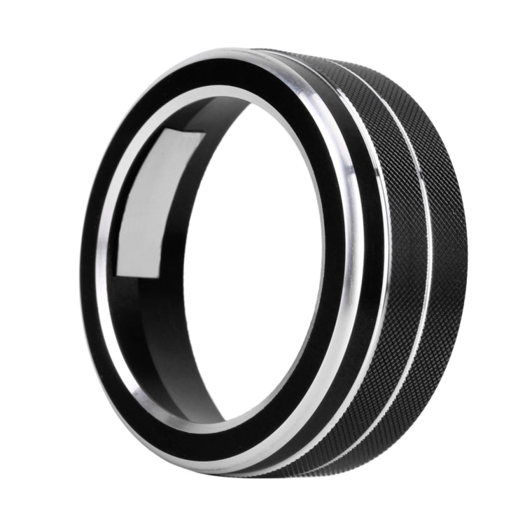 2 PCS Car Aluminum Alloy Air Conditioner Knob Case for Toyota RAV4 / Wildlander (Black) - Decoration Rings by PMC TechLife | Online Shopping South Africa | PMC TechLife | Buy Now Pay Later Mobicred