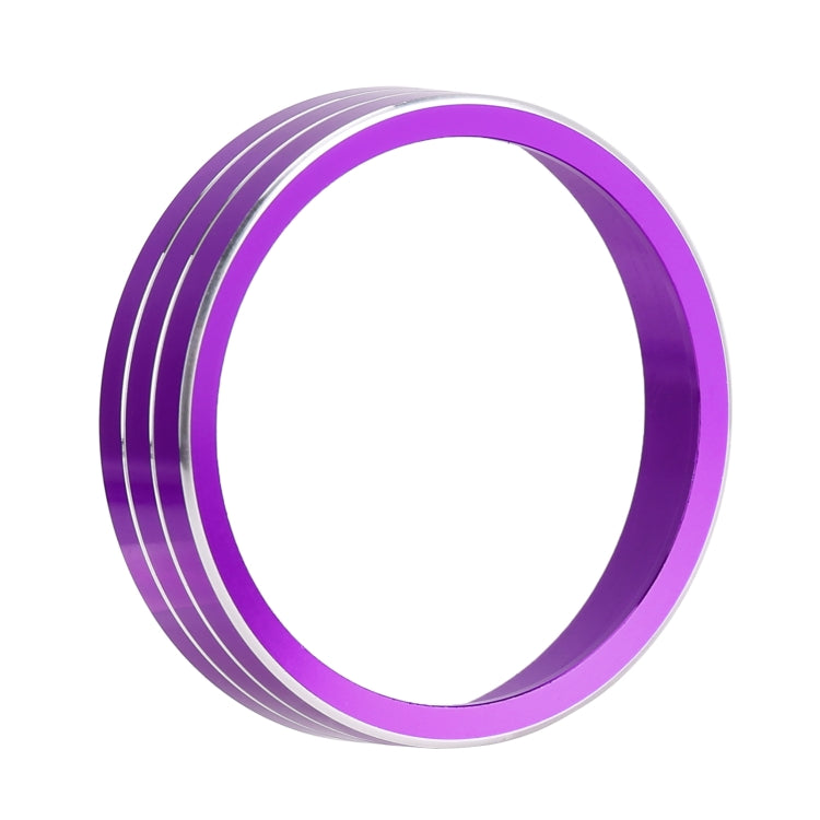 8 PCS Car Aluminum Alloy Air Conditioner Knob Case and Base for Honda XR-V (Purple) - Decoration Rings by PMC TechLife | Online Shopping South Africa | PMC TechLife | Buy Now Pay Later Mobicred