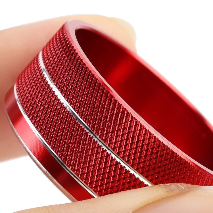 3 PCS Car Metal Air Conditioner Knob Case for Honda AVANCIER / URV (Red) - Decoration Rings by PMC TechLife | Online Shopping South Africa | PMC TechLife | Buy Now Pay Later Mobicred