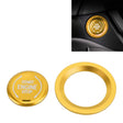 Car Engine Start Key Push Button Ring Trim Metal Sticker Decoration for Cadillac CT5 CT4 XT4 XT6 / Chevrolet Silverado (Gold) - Decoration Rings by PMC TechLife | Online Shopping South Africa | PMC TechLife | Buy Now Pay Later Mobicred