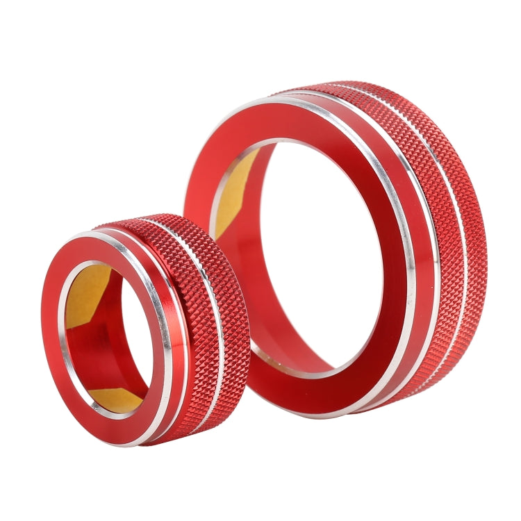 3 PCS Car Metal Air Conditioner Knob Case for Honda CR-V 2017(Red) - free shipping - PMC TechLife - Order now!