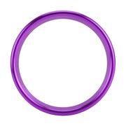 4 PCS Car Metal Air Outlet Decorative Outside Ring for Audi A3 / S3 / Q2L (Purple)
