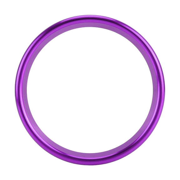 4 PCS Car Metal Air Outlet Decorative Outside Ring for Audi A3 / S3 / Q2L (Purple)