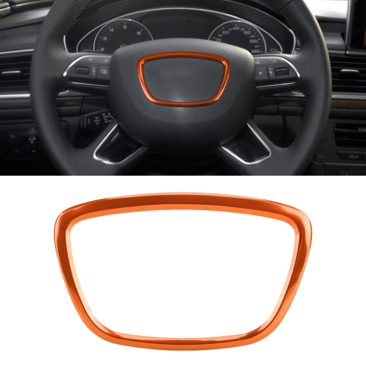 Car Auto Steering Wheel Ring Cover Trim Sticker Decoration for Audi (Orange) - Decoration Rings by PMC TechLife | Online Shopping South Africa | PMC TechLife | Buy Now Pay Later Mobicred