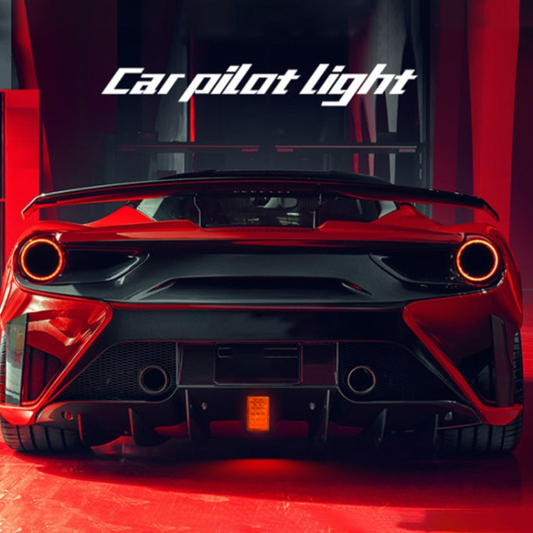 DC12V 1W Car Square Highlight Brake Lights Reversing Light with 15LEDs SMD-3528 (Transparent) - Brake Lights by PMC TechLife | Online Shopping South Africa | PMC TechLife | Buy Now Pay Later Mobicred