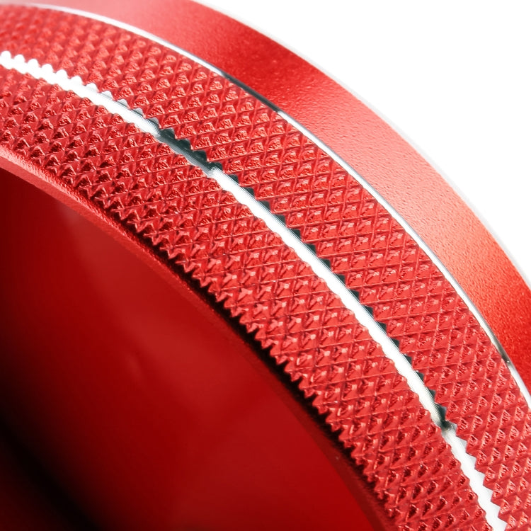 2 PCS Car Metal Central Control Knob Case for Cadillac (Red) - Decoration Rings by PMC TechLife | Online Shopping South Africa | PMC TechLife | Buy Now Pay Later Mobicred